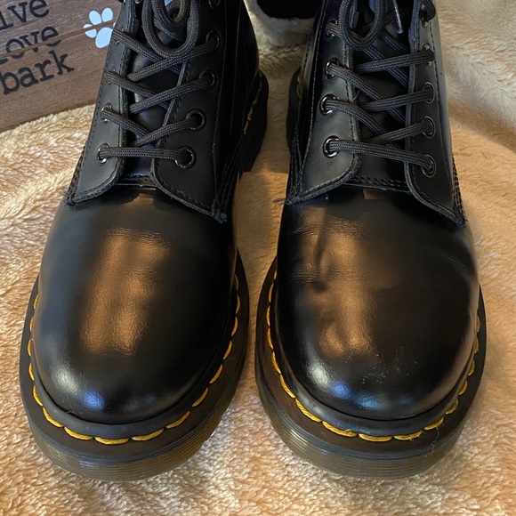 Dr Martens 1460 S7 Black Smooth Leather Boots🖤🖤 - Picture 7 of 8